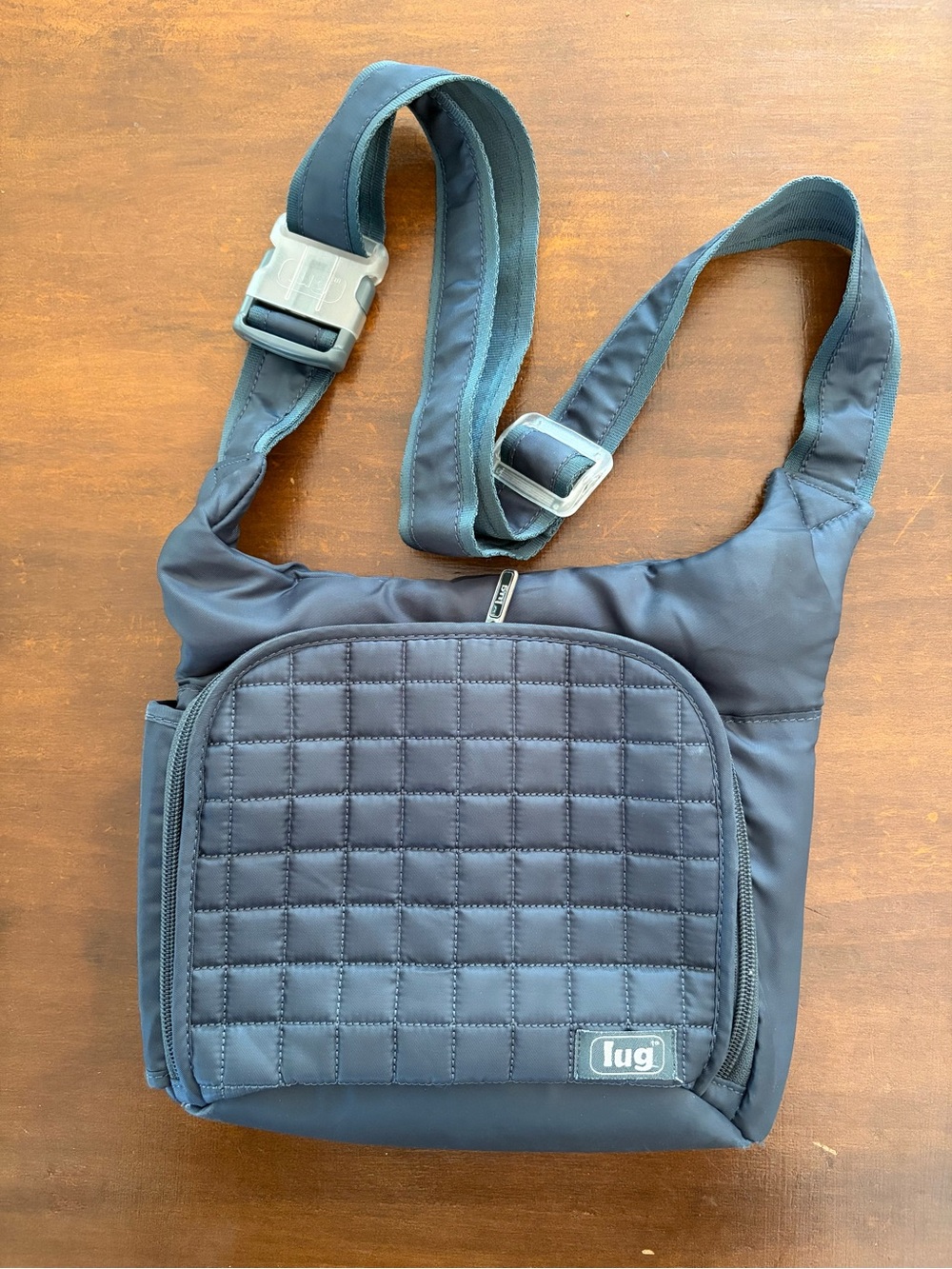 lug Sidecar Crossbody Bag with Adjustable Strap